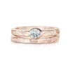 Matrix Diamond Ring Set In 9ct Rose Gold -Outlet Jewel Orix Store SET 9R DR0215 R0215 face1