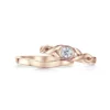 Celtic Twist 0.22ct Diamond Ring Set In 9ct Rose Gold -Outlet Jewel Orix Store SET 9R DR175 RX176 face2