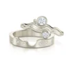 Diamond River Ripples Dress Ring Set In 9ct White Gold -Outlet Jewel Orix Store SET 9W DR89 DR089