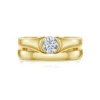 Venus 0.50ct Solitaire Diamond Ring Set In 9ct Yellow Gold -Outlet Jewel Orix Store SET 9Y DR212 R3MOC face1