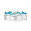 River Ripples ‘Shallows’ Enamel Ring Set In Sterling Silver 2 River Ripples ‘Shallows’ Enamel Ring Set In Sterling Silver -Outlet Jewel Orix Store SET ER87 SHAL RX87 face