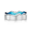 River Ripples ‘Tropical’ Enamel Ring Set In Sterling Silver -Outlet Jewel Orix Store SET ER87 TROP RX87 face