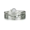 Diamond River Ripples Ring Set In Platinum -Outlet Jewel Orix Store SET PLT DR88 DR088 face