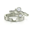 Diamond River Ripples Dress Ring Set In Platinum -Outlet Jewel Orix Store SET PLT DR89 DR089